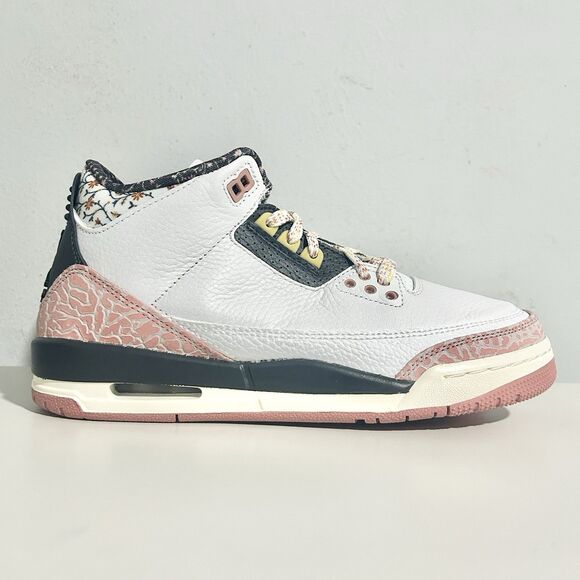 Air Jordan 3 Retro GS “Vintage Floral” Kids Size 7Y Lifestyle Sneakers - Picture 2 of 8